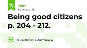 Being good citizens p. 204 - 212.
