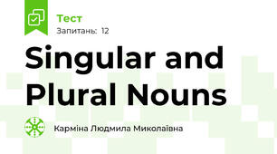Singular and Plural Nouns