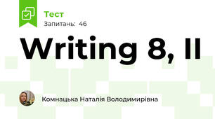 Writing 8, II