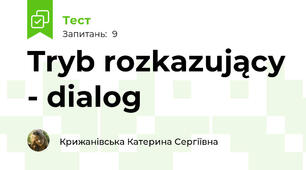 Tryb rozkazujący - dialog