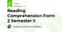 Reading Comprehension Form 2 Semester II