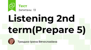 Listening 2nd term(Prepare 5)