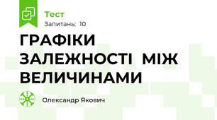 ГРАФІКИ ЗАЛЕЖНОСТІ  МІЖ ВЕЛИЧИНАМИ