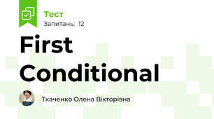 First Conditional