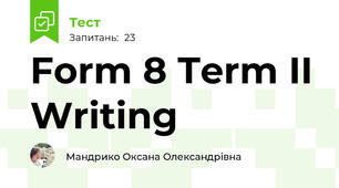 Form 8 Term II Writing 