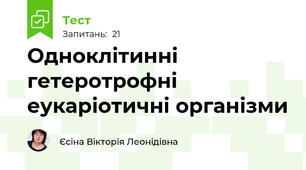  Одноклітинні гетеротрофні еукаріотичні організми
