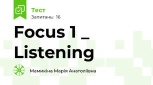 Focus 1 _ Listening