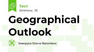 Geographical Outlook