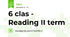 6 clas - Reading II term 