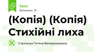 (Копія) (Копія) Стихійні лиха