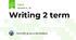 Writing 2 term