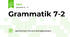 Grammatik 7-2