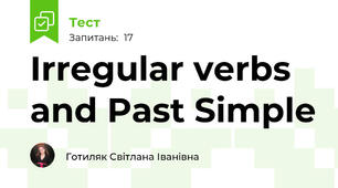 Irregular verbs and Past Simple