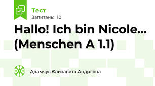 Hallo! Ich bin Nicole... (Menschen A 1.1)