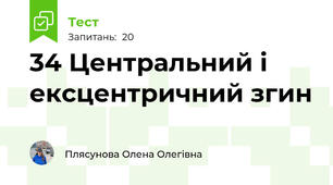34 Центральний і ексцентричний згин