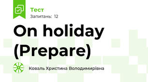 On holiday (Prepare)
