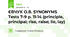 ЄВЧУК О.В. SYNONYMS Tests 7-9 p. 11-14 (principle, principal; rise, raise; lie, lay)
