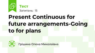 Present Continuous for future arrangements-Going to for plans