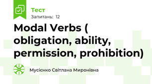 Modal Verbs ( obligation, ability, permission, prohibition)