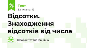  Відсотки. Знаходження відсотків від числа