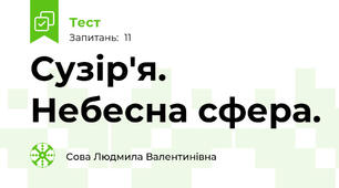 Сузір'я. Небесна сфера.
