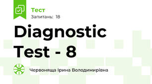 Diagnostic Test - 8