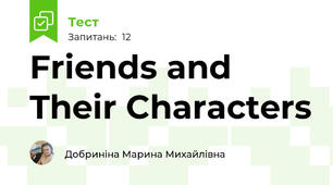 Friends and Their Characters 