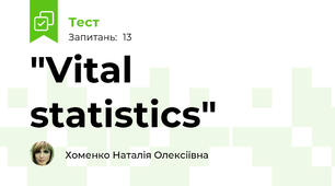 "Vital statistics" 