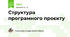 Структура програмного проєкту