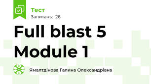 Full blast 5 Module 1