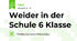 Weider in der Schule 6 Klasse