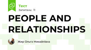 PEOPLE AND RELATIONSHIPS