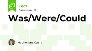 Was/Were/Could