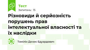 Різновиди й серйозність порушень прав інтелектуальної власності та їх наслідки