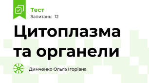 Цитоплазма  та органели 
