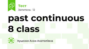 past continuous 8 class