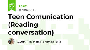 Teen Comunication (Reading conversation)