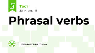Phrasal verbs