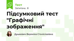 Підсумковий тест "Графічні зображення"