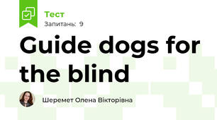 Guide dogs for the blind