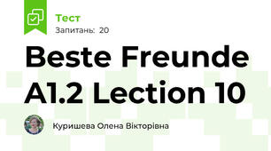 Beste Freunde A1.2 Lection 10