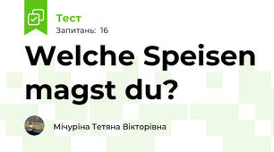 Welche Speisen magst du?