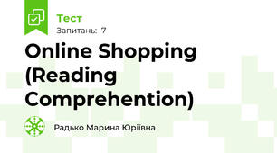 Online Shopping (Reading Comprehention)