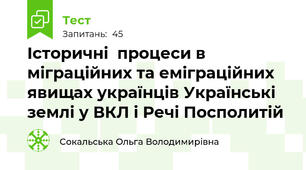 Історичні  процеси в міграційних та еміграційних  явищах українців Українські землі у ВКЛ і Речі Посполитій 