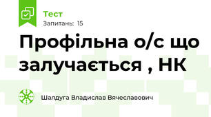 Профільна о/с що залучається , НК