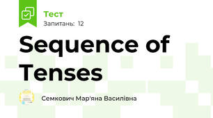 Sequence of Tenses