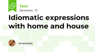 Idiomatic expressions with home and house