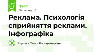 Реклама. Психологія сприйняття реклами. Інфографіка