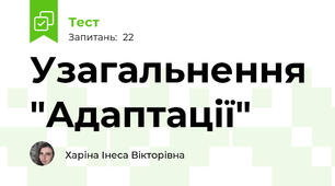 Узагальнення "Адаптації"