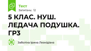 5 КЛАС. НУШ. ЛЕДАЧА ПОДУШКА. ГР3